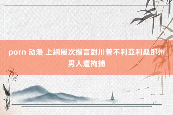 porn 动漫 上網屡次揚言對川普不利　亞利桑那州男人遭拘捕